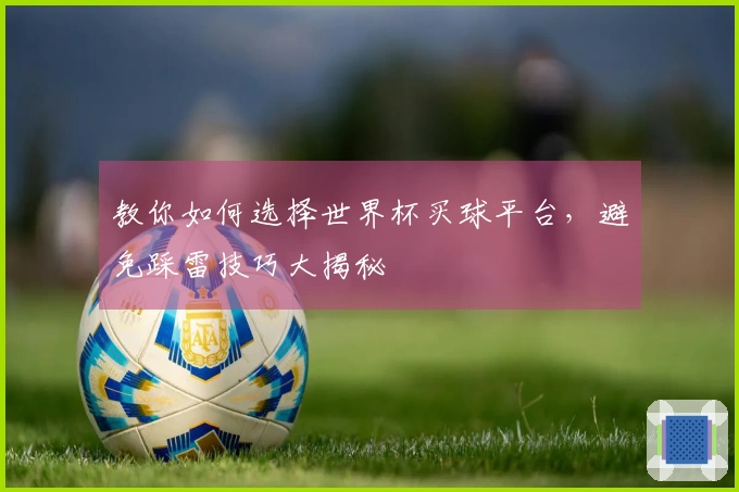 教你如何选择世界杯买球平台，避免踩雷技巧大揭秘